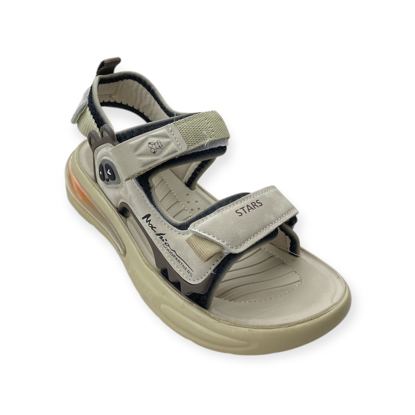 Imported Velcro Strap Kids Sandals - Rugged Sole & Nerdy Design