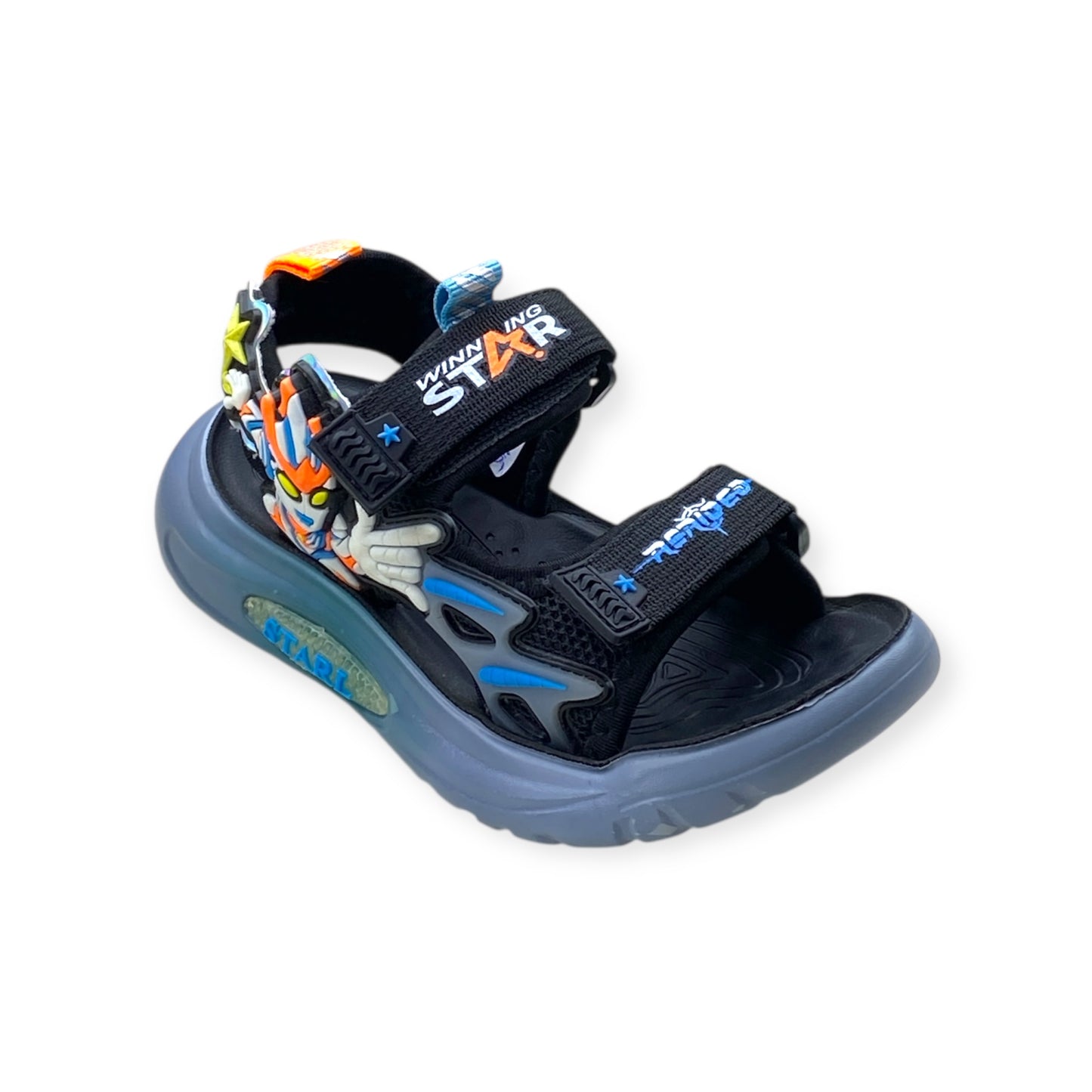 Imported Sandal with Adjustable Straps and Fun Cartoon Character Design