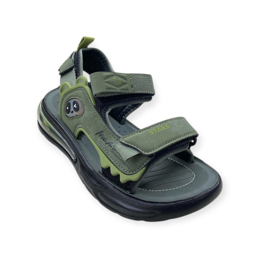 Imported Velcro Strap Kids Sandals - Rugged Sole & Nerdy Design