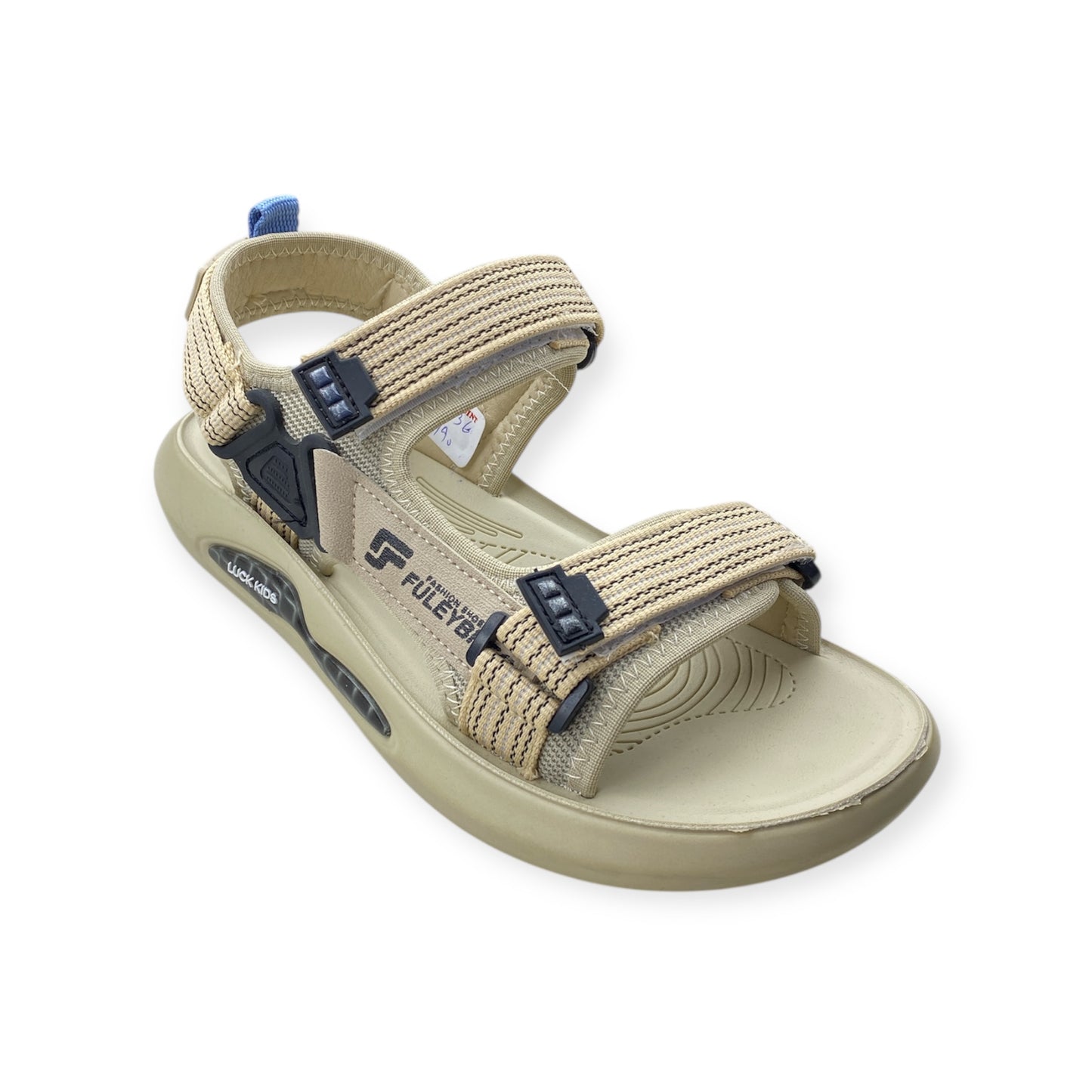 Adjustable Outdoor Sandals with Cushioned Sole and Velcro Straps