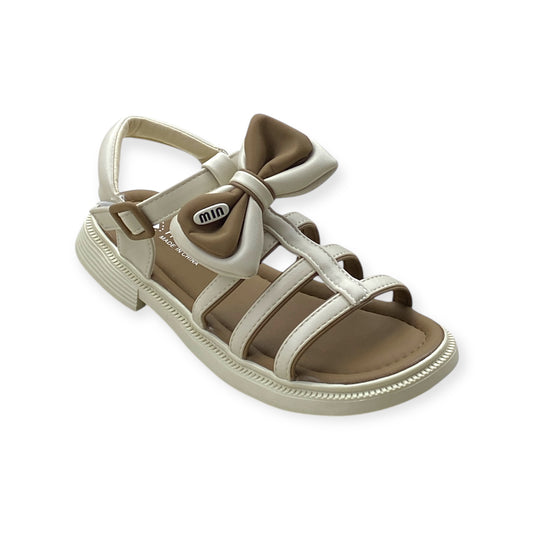 Imported Girls Sandal - Bow Accent, Cushioned Sole & Secure Straps